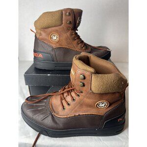 Size 10 Nautica Mens Waterproof, Insulated‎ Duck Lace-Up Ankle Boots, No Box